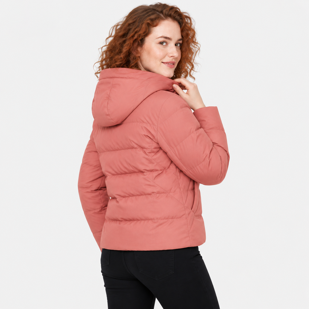 NAJAS | Women’s Short Cotton Coat Loose Fit Korean Style Outerwear