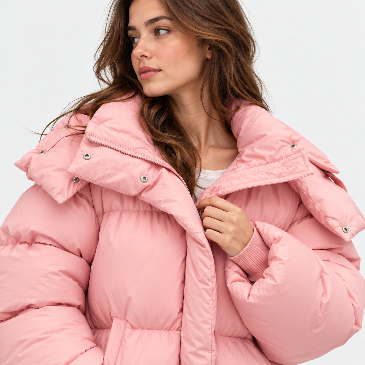 NAJAS | Women's Warm Hooded Puffer Jacket for Cold Weather