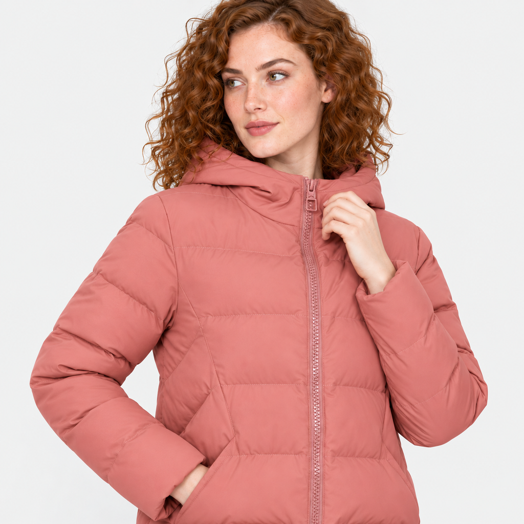 NAJAS | Women’s Short Cotton Coat Loose Fit Korean Style Outerwear