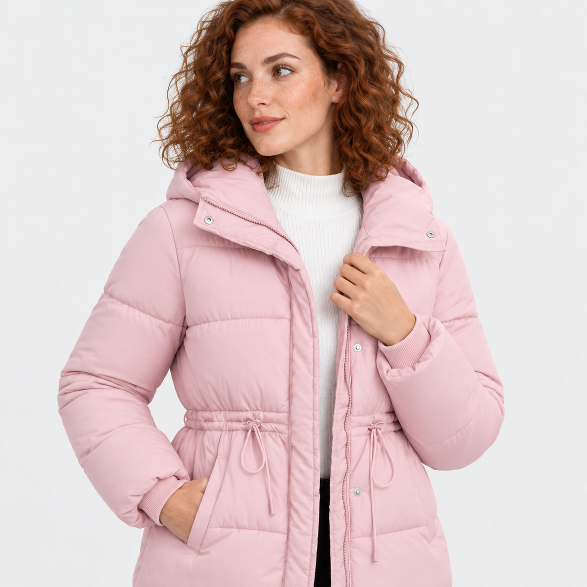 NAJAS | Women’s Cotton Padded Puffer Jacket Warm Winter Casual Coat