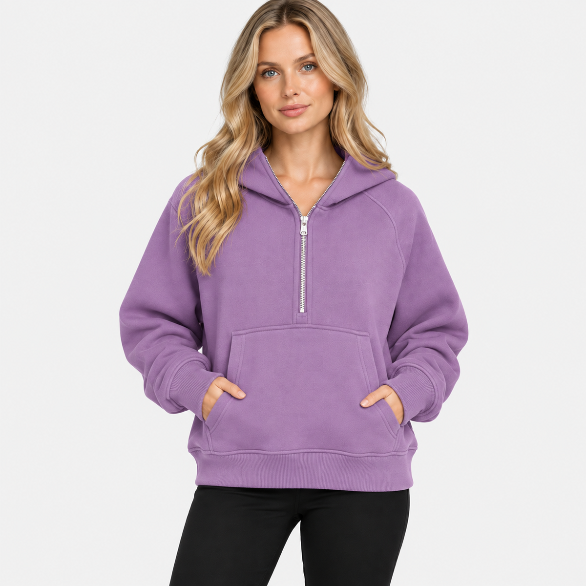 NAJAS | Men’s Hooded Sweater Warm Zip Pullover Casual Hoodie