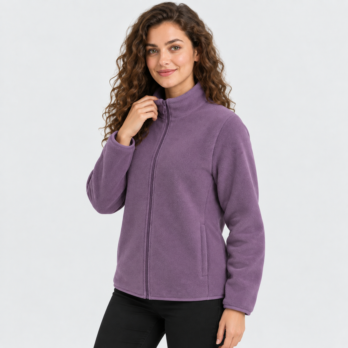 NAJAS | Women’s Fleece Jacket Double Layer Lined Warm Winter Outerwear