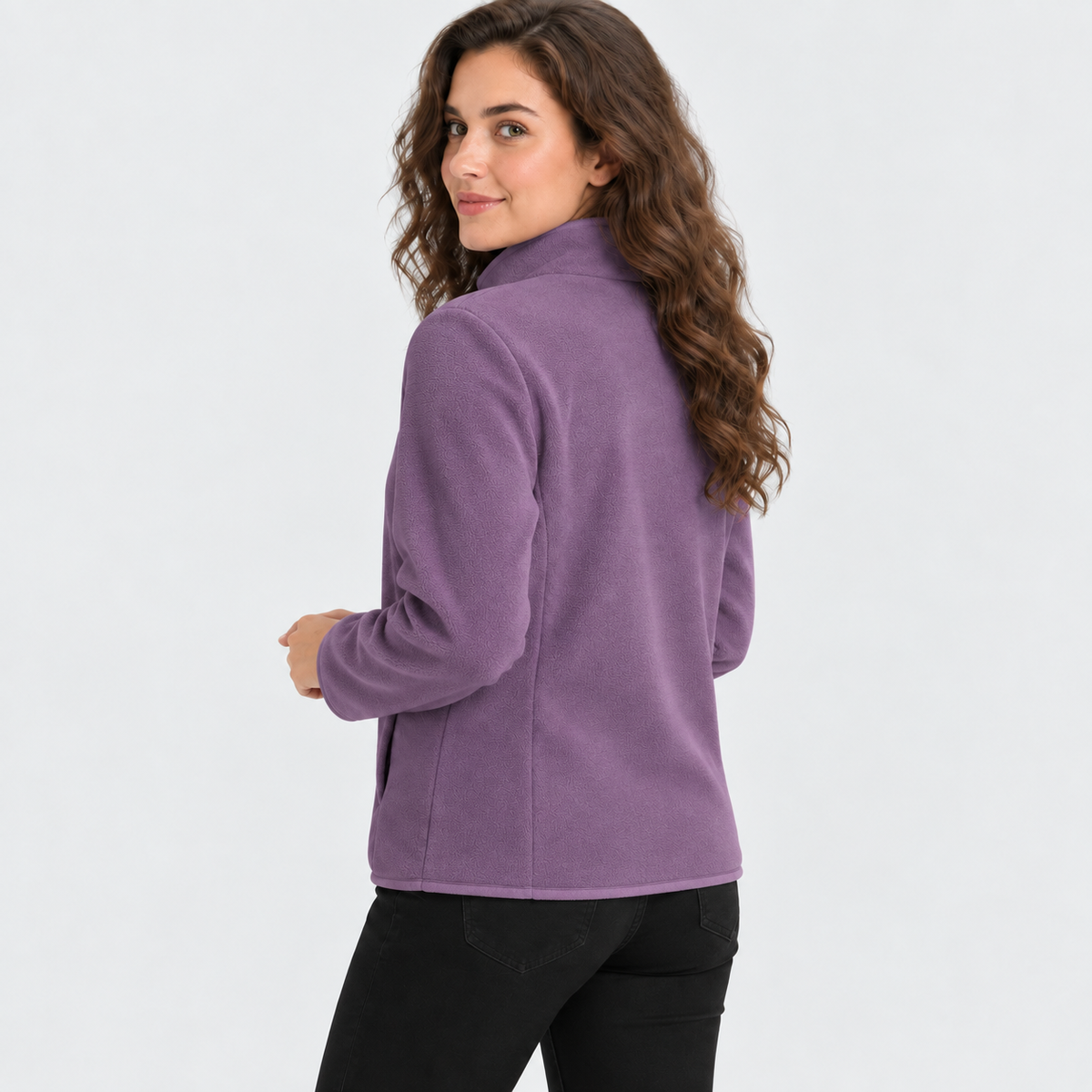 NAJAS | Women’s Fleece Jacket Double Layer Lined Warm Winter Outerwear