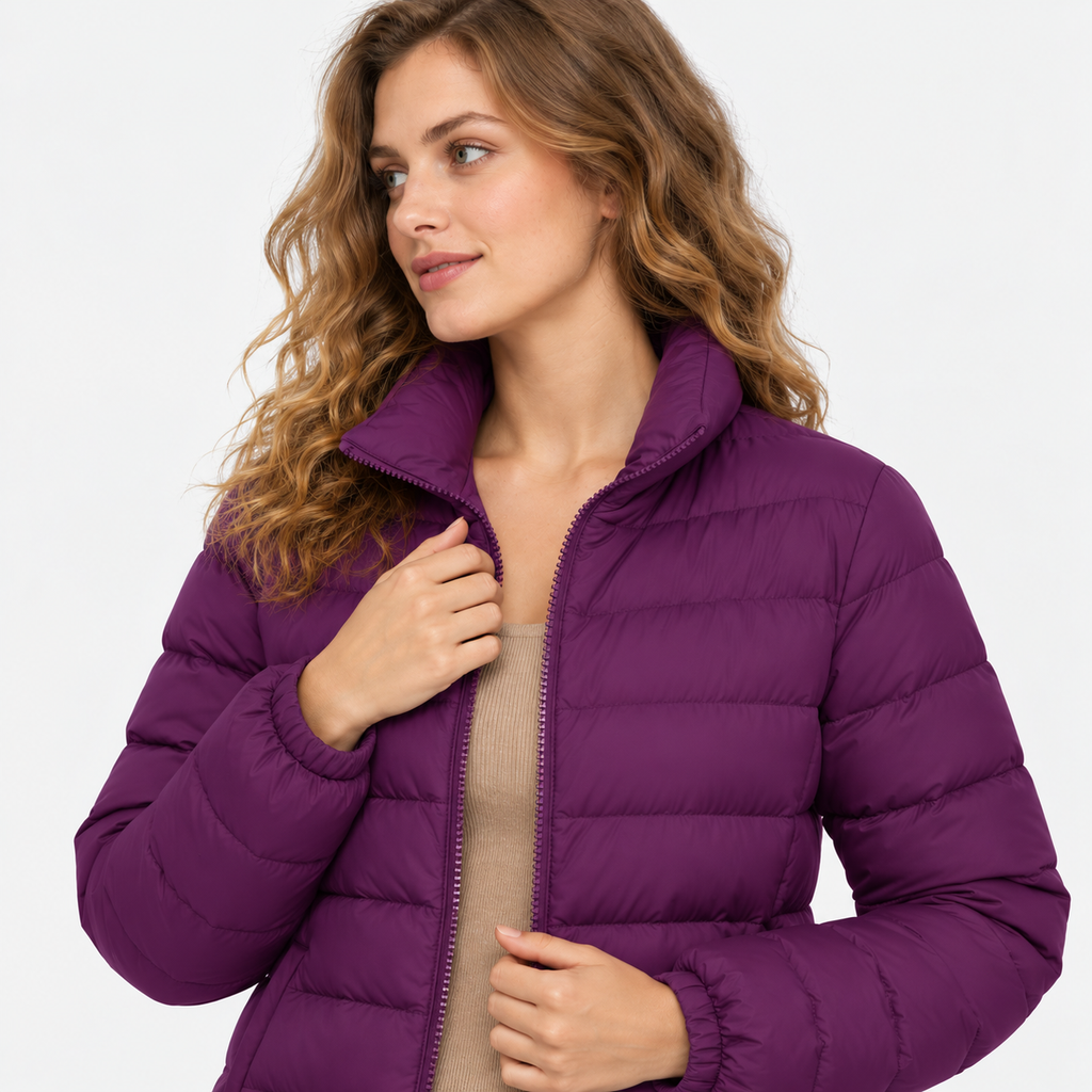 NAJAS | Women’s Puffer Jacket Slim Fit Warm Winter Korean Style Coat