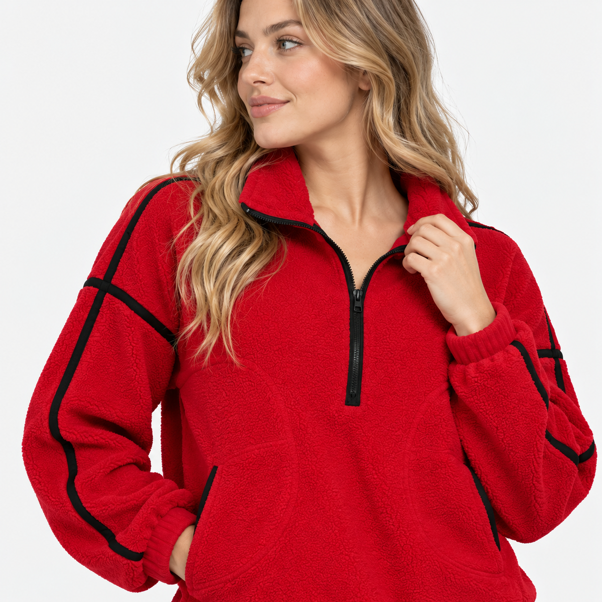 NAJAS | Women’s Fleece Jacket Warm Windproof Winter Outdoor Coat