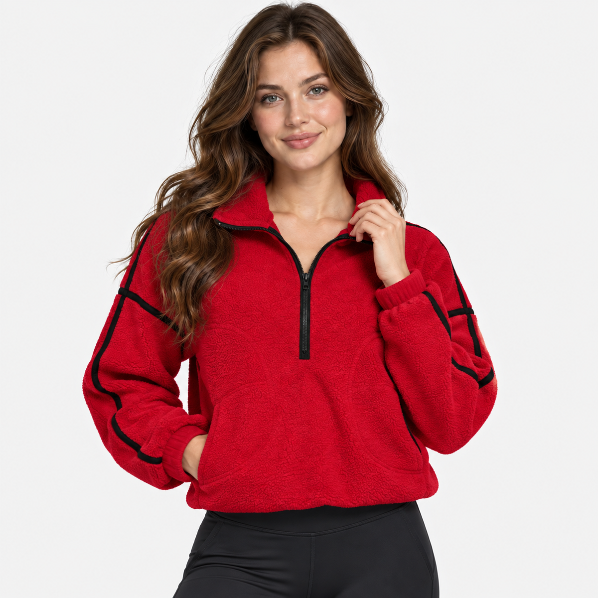 NAJAS | Women’s Fleece Jacket Warm Windproof Winter Outdoor Coat