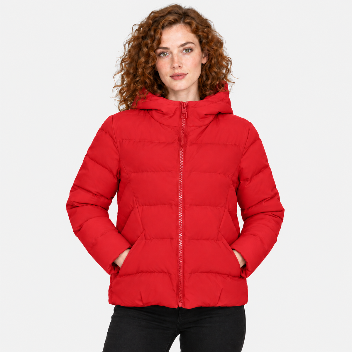 NAJAS | Women’s Short Cotton Coat Loose Fit Korean Style Outerwear