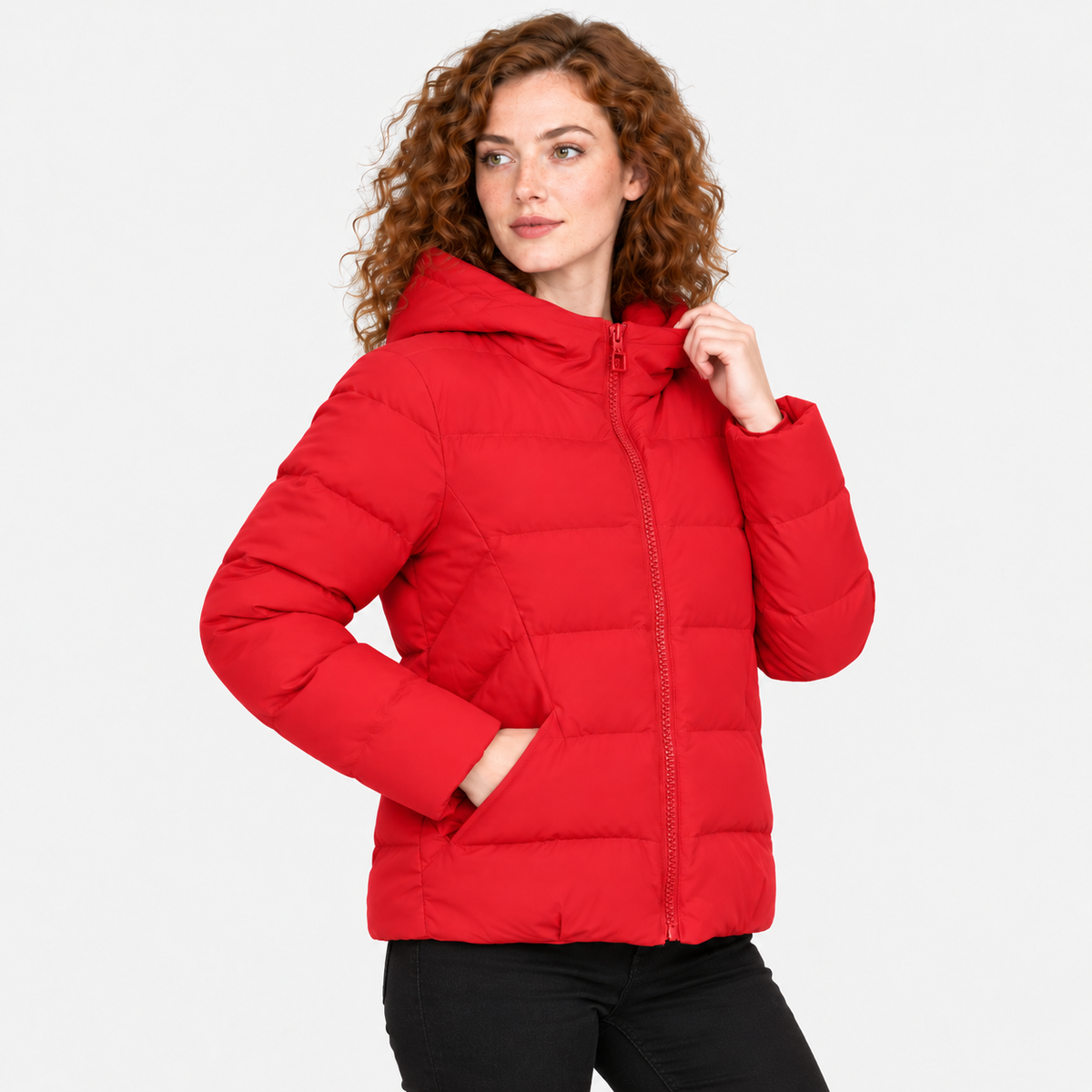 NAJAS | Women’s Short Cotton Coat Loose Fit Korean Style Outerwear