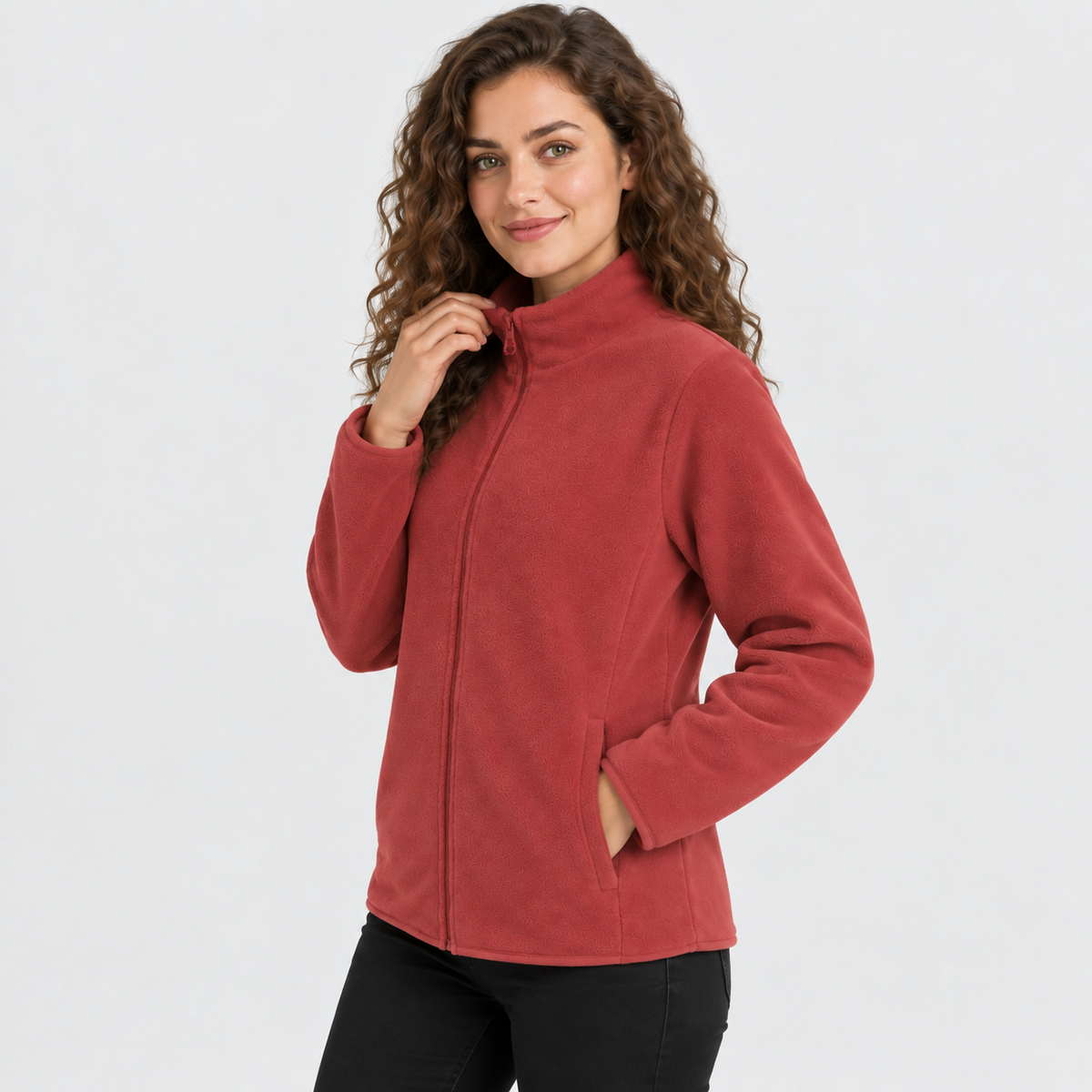 NAJAS | Women’s Fleece Jacket Double Layer Lined Warm Winter Outerwear