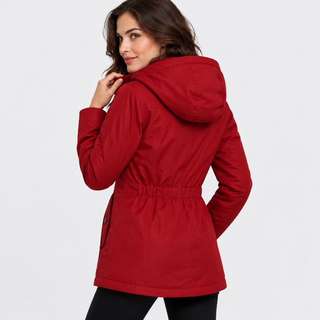 NAJAS | Women’s Fleece Lined Hooded Jacket Warm Winter Coat