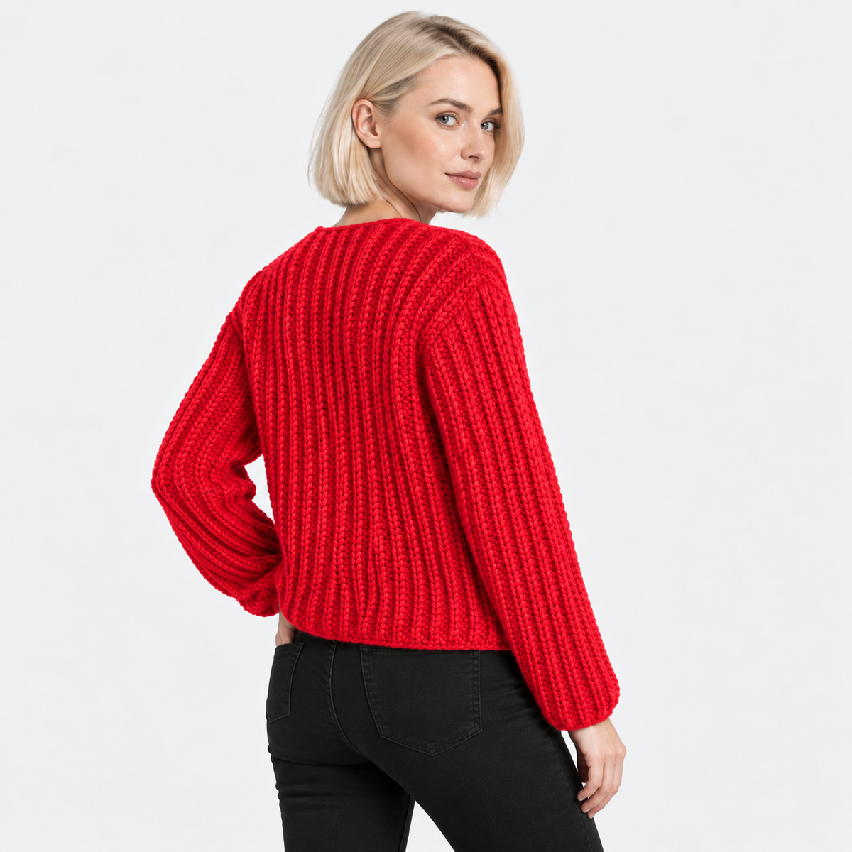 NAJAS | Women’s Single Breasted Coat Double Pocket Elegant Outerwear