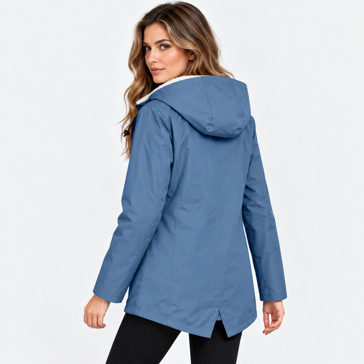NAJAS | Women's Fleece Lined Hooded Jacket Windproof Winter Outerwear