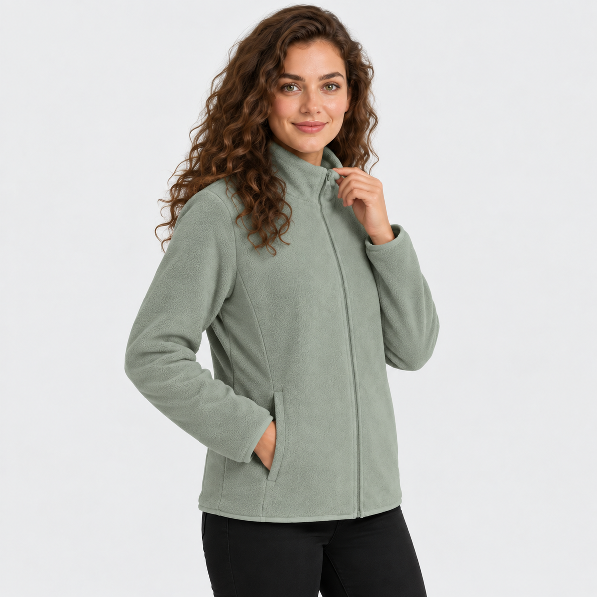 NAJAS | Women’s Fleece Jacket Double Layer Lined Warm Winter Outerwear