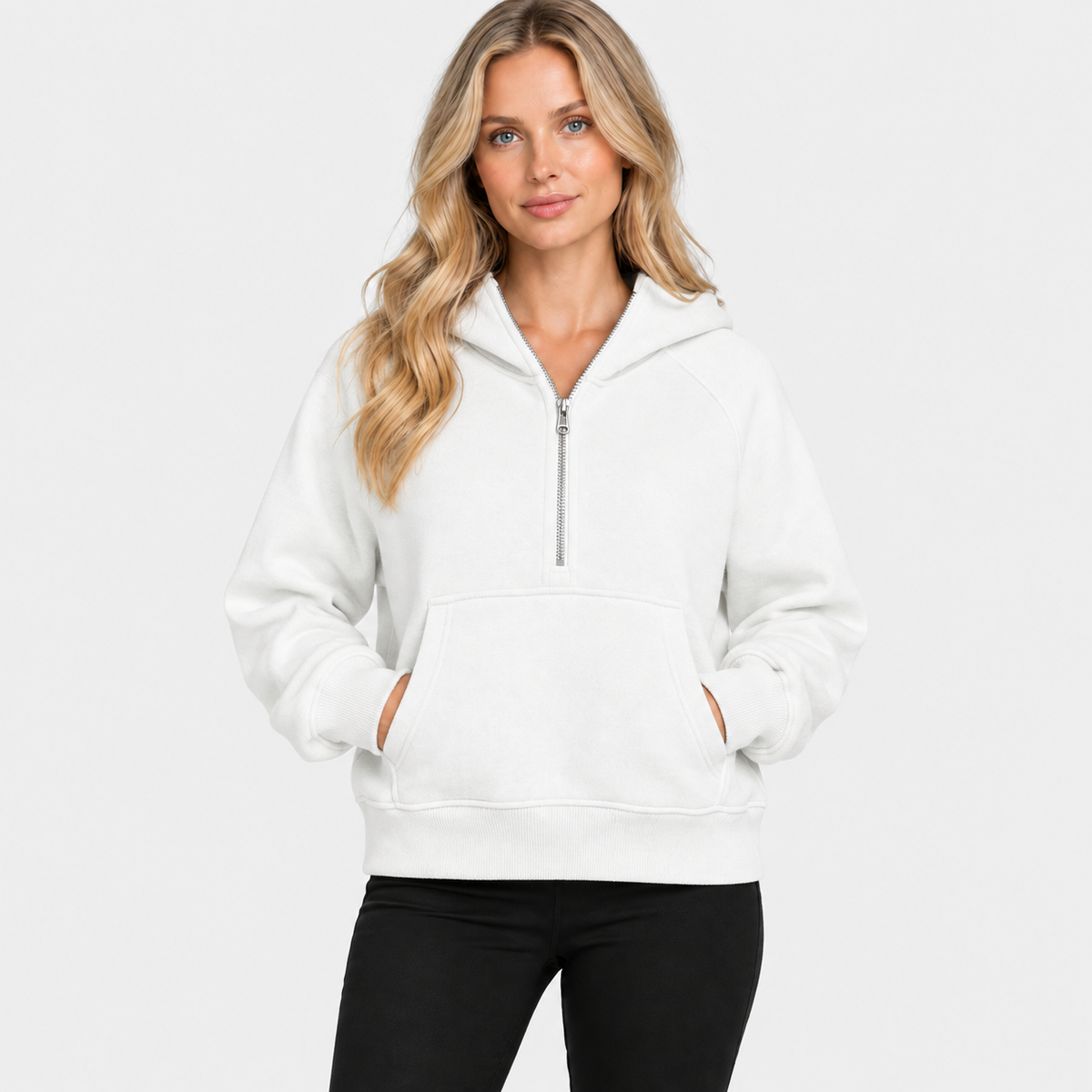 NAJAS | Men’s Hooded Sweater Warm Zip Pullover Casual Hoodie