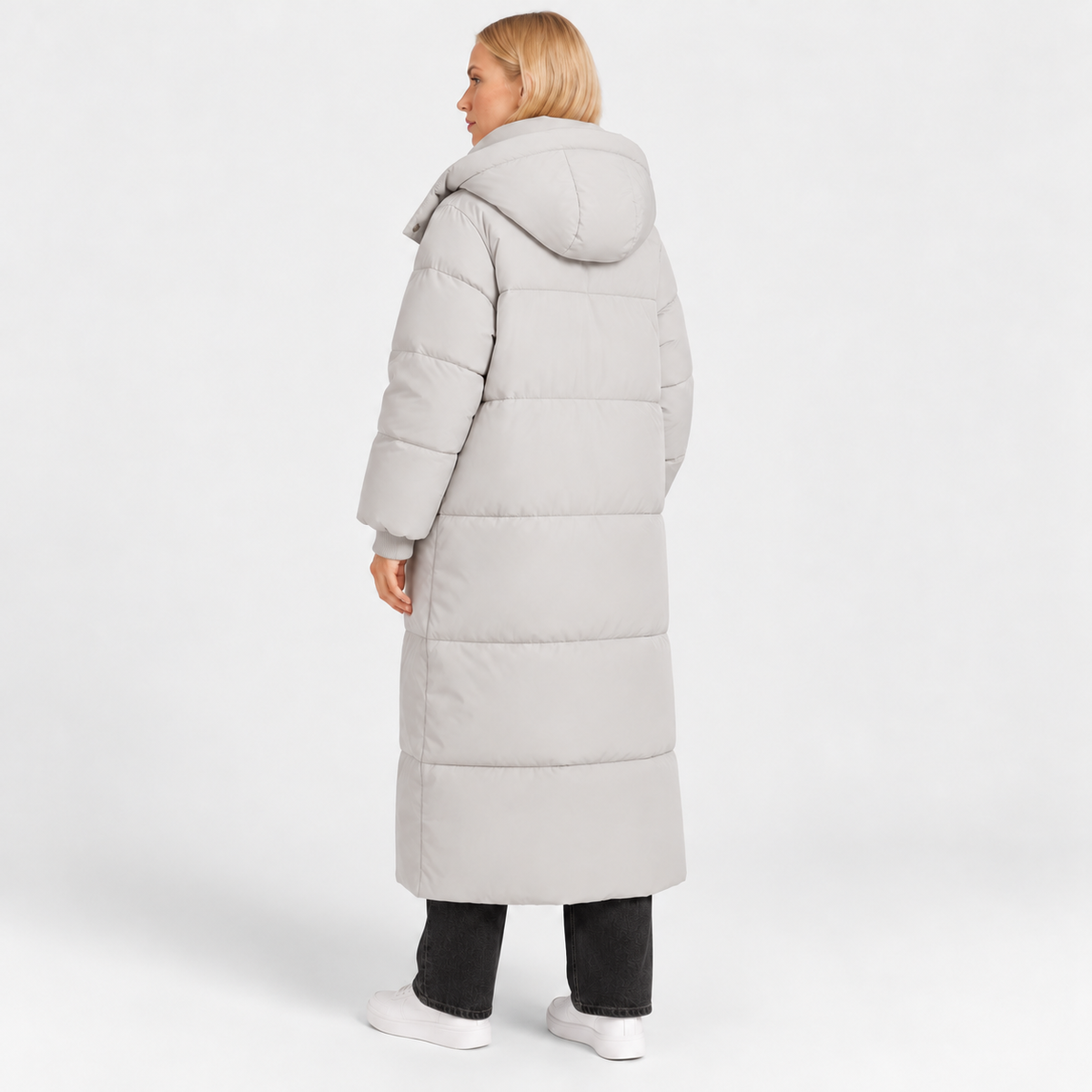 NAJAS | Women’s Loose Fit Puffer Coat Raglan Sleeve Casual Outerwear