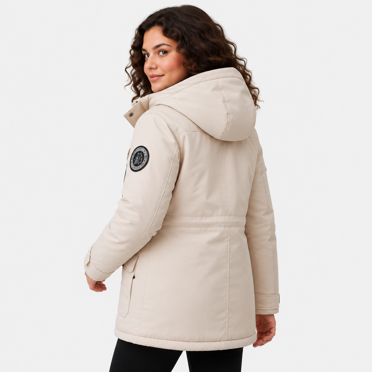 NAJAS | Women's Hooded Parka Jacket Thick Warm Winter Outerwear Coat