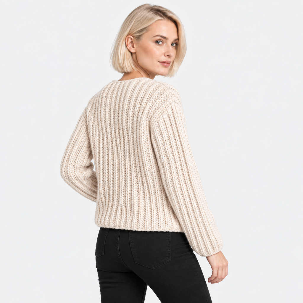 NAJAS | Women’s Single Breasted Coat Double Pocket Elegant Outerwear
