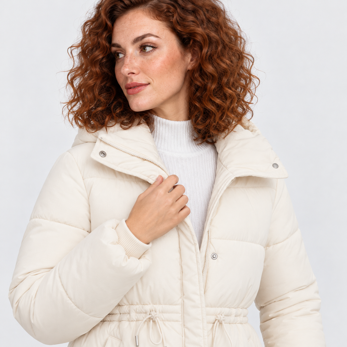 NAJAS | Women’s Cotton Padded Puffer Jacket Warm Winter Casual Coat