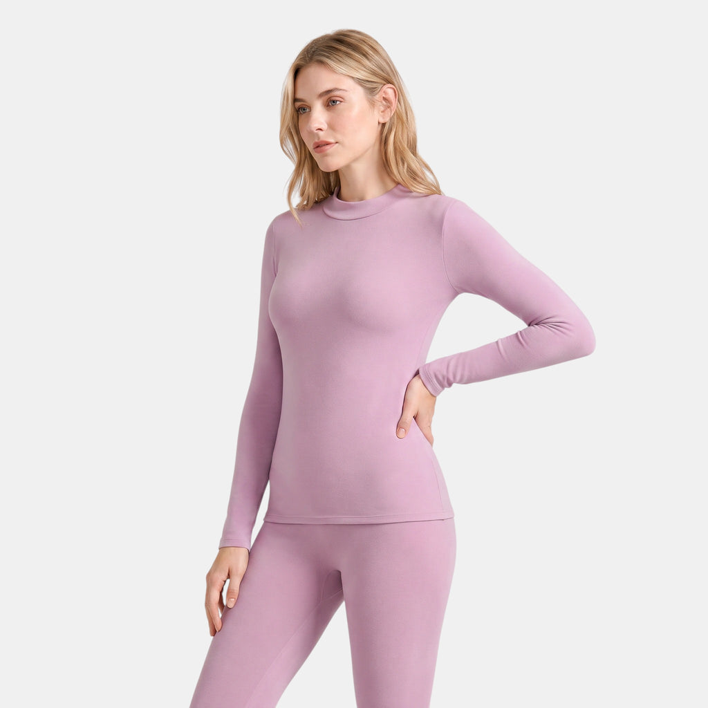 NAJAS | Women's Fleece-Lined Thermal Top and Leggings Set