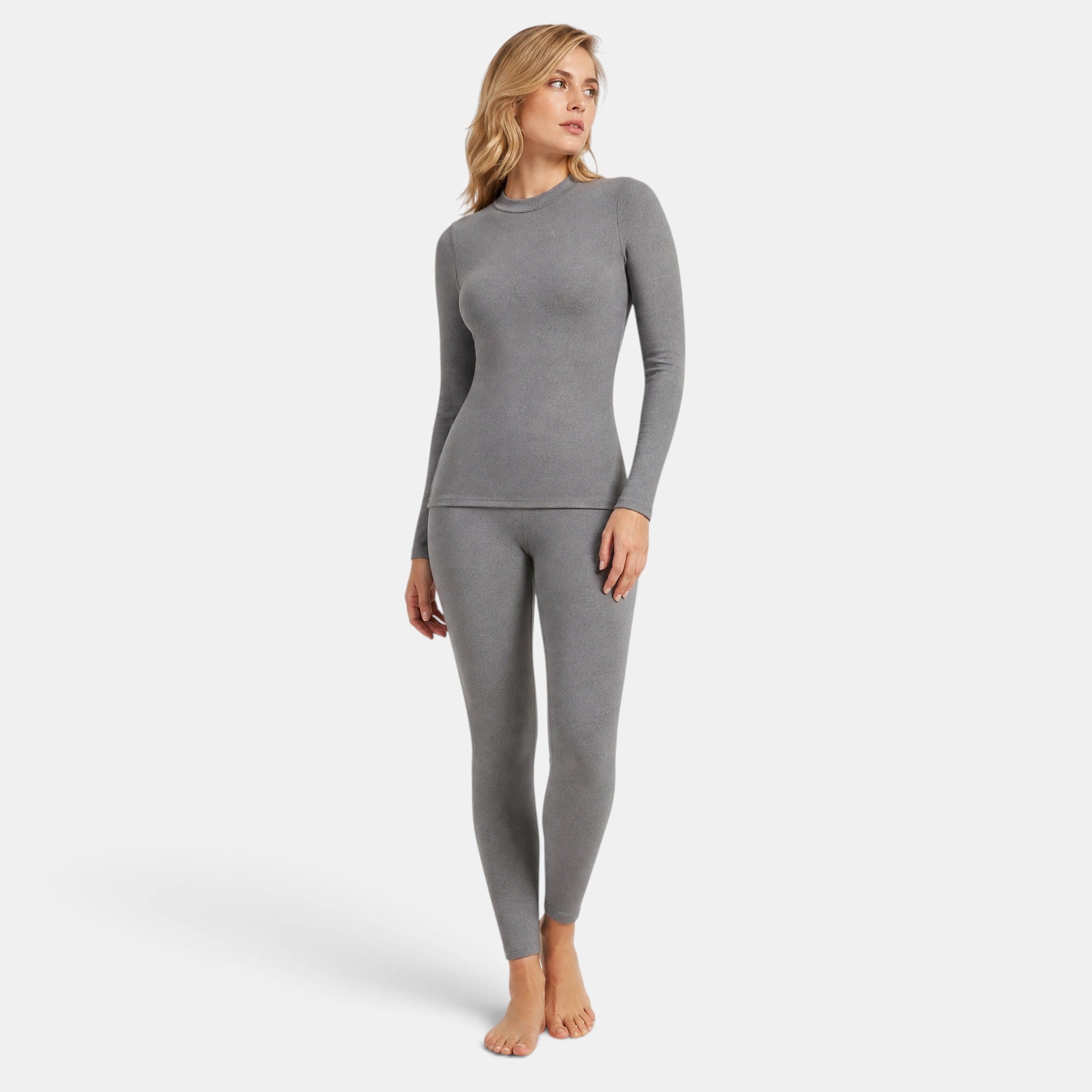NAJAS | Women's Fleece-Lined Thermal Top and Leggings Set
