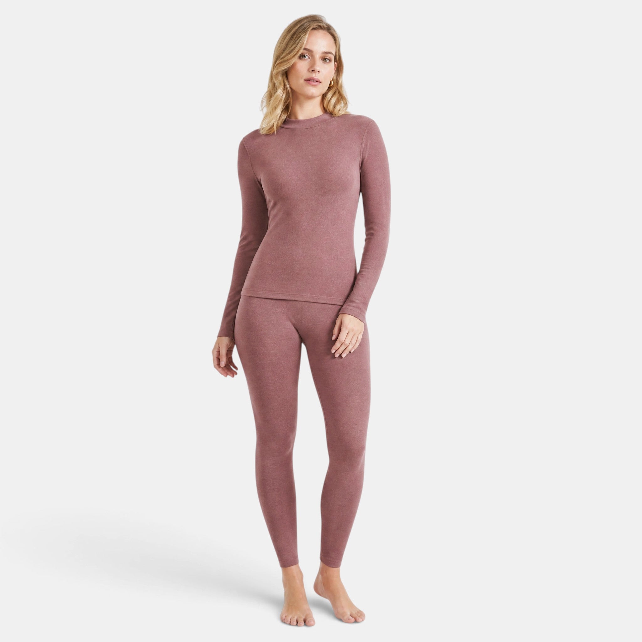 NAJAS | Women's Fleece-Lined Thermal Top and Leggings Set
