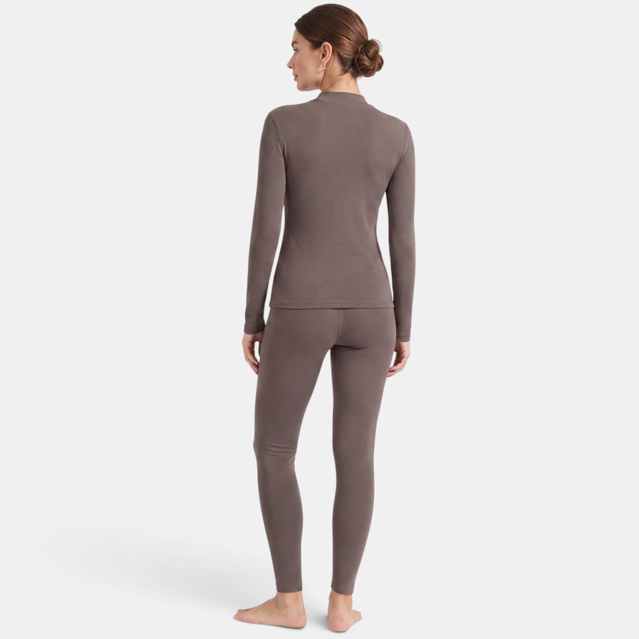 NAJAS | Women's Fleece-Lined Thermal Top and Leggings Set