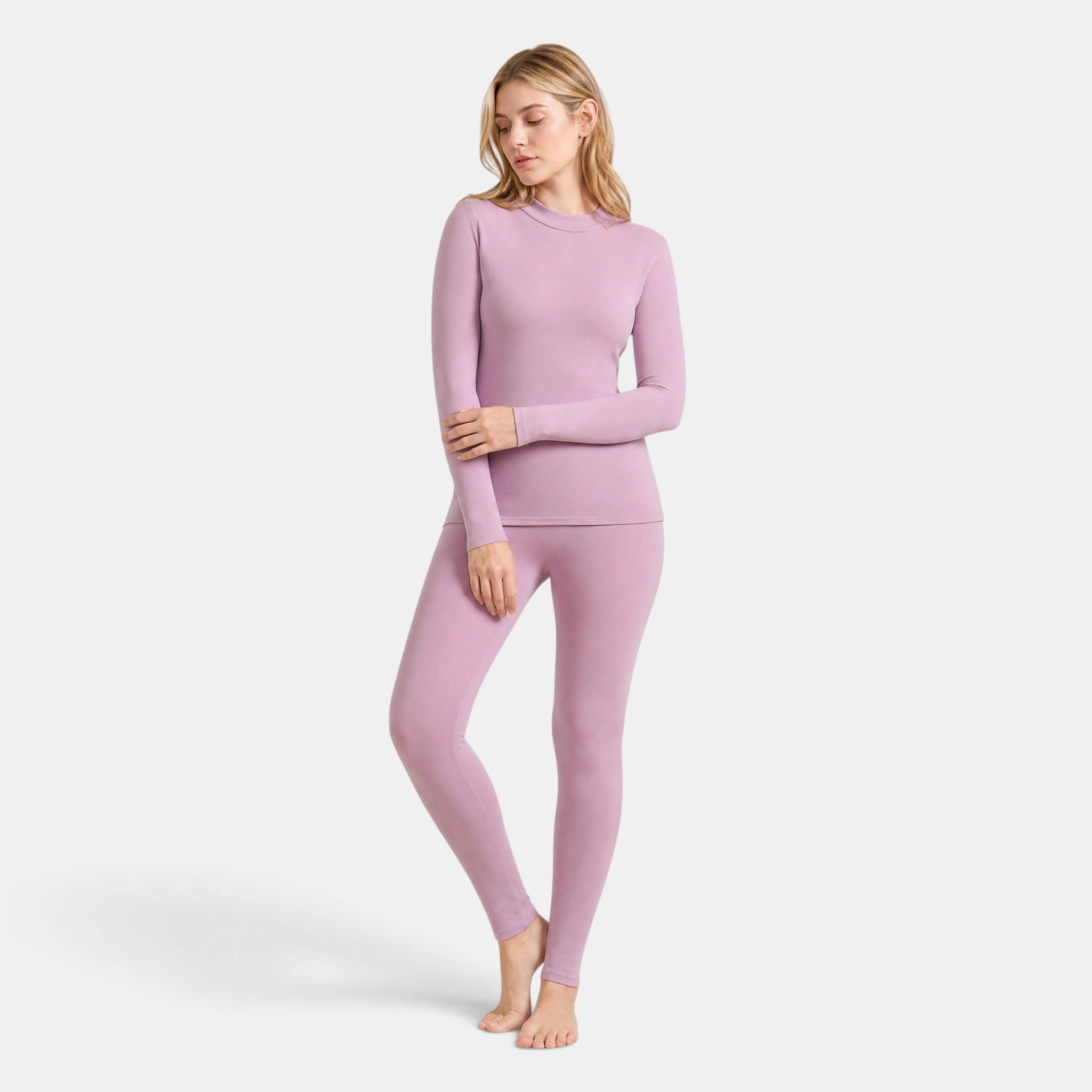 NAJAS | Women's Fleece-Lined Thermal Top and Leggings Set