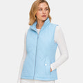 NAJAS | Women's Lightweight Quilted Zip-Up Gilet with Stand Collar