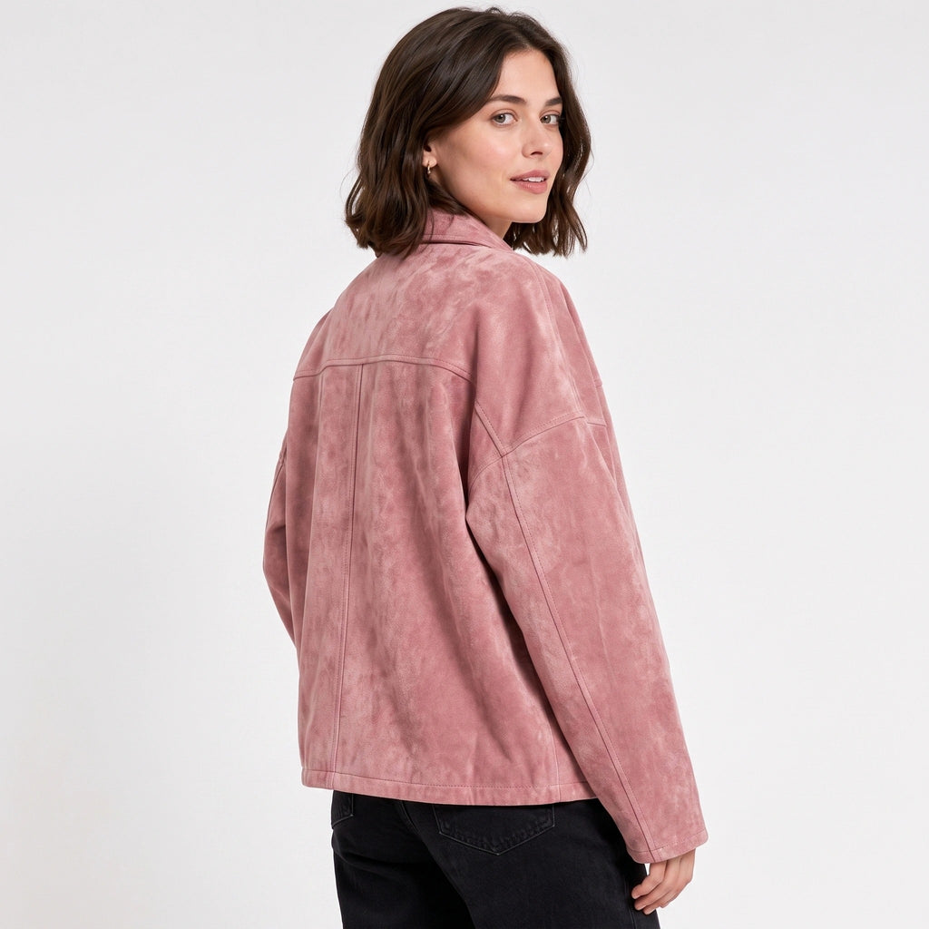 NAJAS | Women's Zip Front Collared Jacket