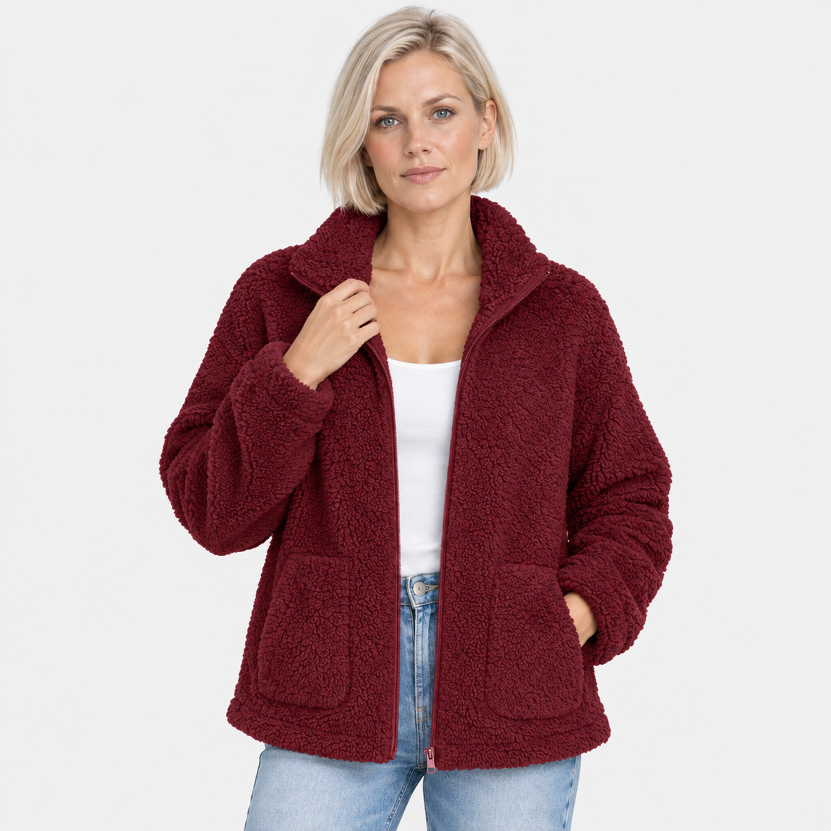 NAJAS | Women’s Fleece Lined Jacket Soft Cozy Fall Winter Coat
