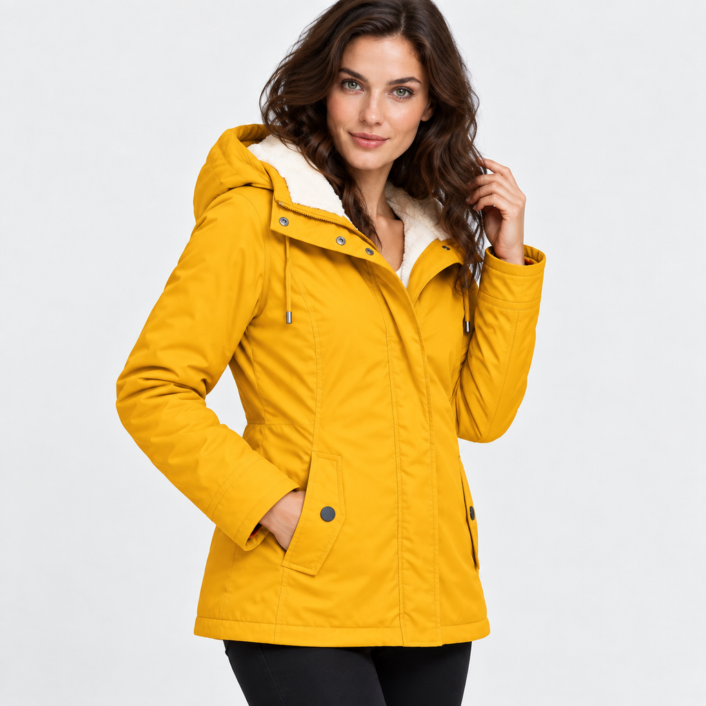 NAJAS | Women’s Fleece Lined Hooded Jacket Warm Winter Coat