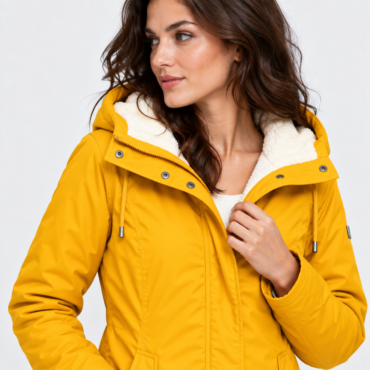 NAJAS | Women’s Fleece Lined Hooded Jacket Warm Winter Coat